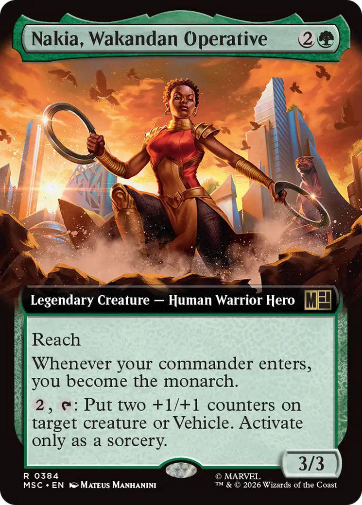 Nakia, Wakandan Operative (Extended Art) [Marvel Super Heroes Commander] | Gear Gaming Bentonville