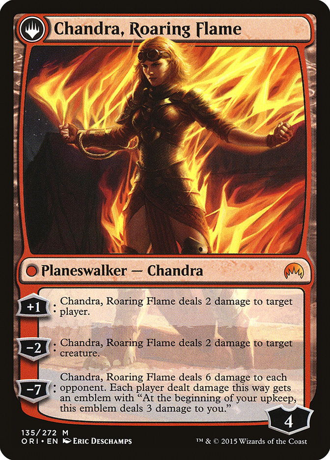 Chandra, Fire of Kaladesh // Chandra, Roaring Flame [Magic Origins] | Gear Gaming Bentonville