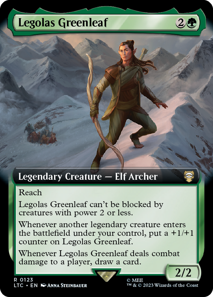 Legolas Greenleaf (Extended Art) [The Lord of the Rings: Tales of Middle-Earth Commander] | Gear Gaming Bentonville