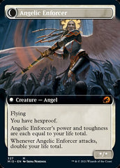 Enduring Angel // Angelic Enforcer (Extended Art) [Innistrad: Midnight Hunt] | Gear Gaming Bentonville