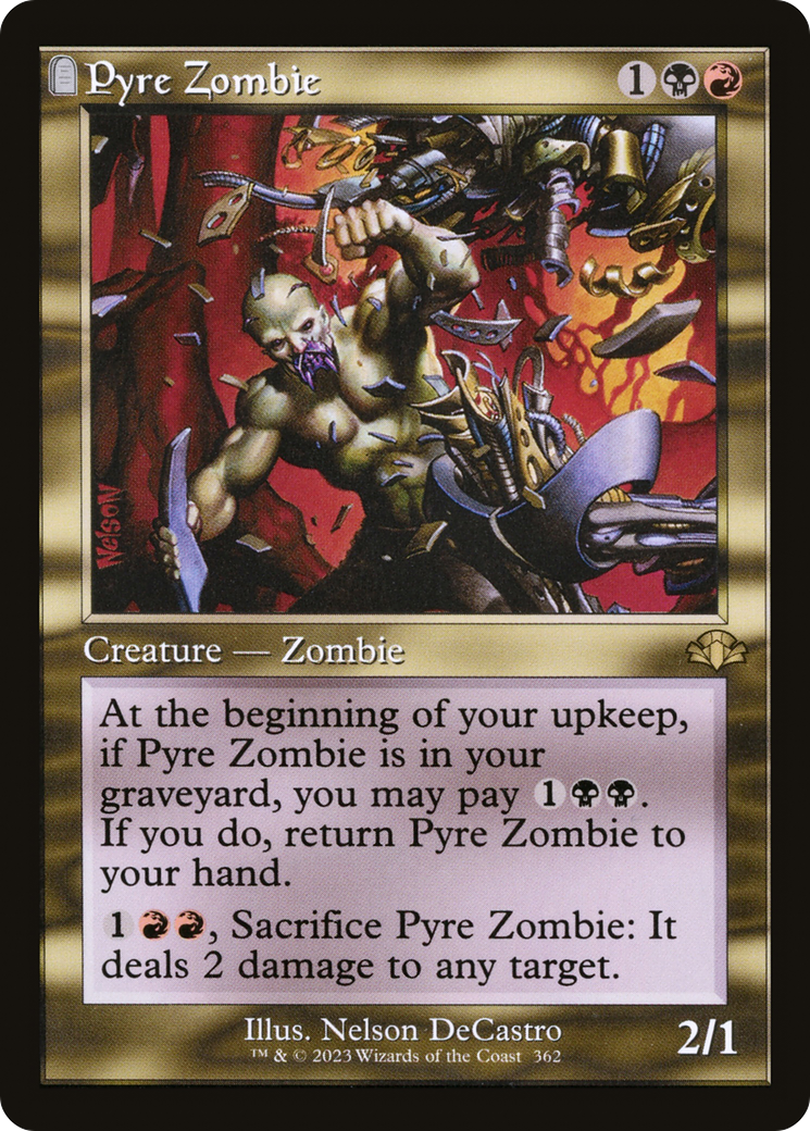 Pyre Zombie (Retro) [Dominaria Remastered] | Gear Gaming Bentonville