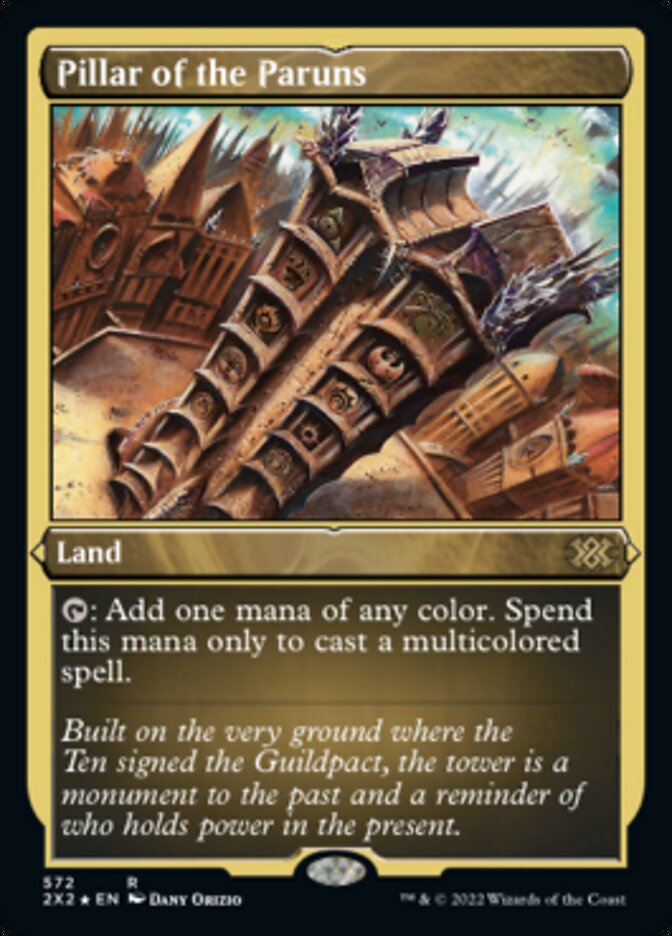 Pillar of the Paruns (Foil Etched) [Double Masters 2022] | Gear Gaming Bentonville