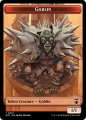 Tarmogoyf // Goblin Double-Sided Token [Modern Horizons 3 Commander Tokens] | Gear Gaming Bentonville