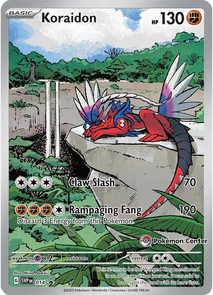 Koraidon (124/198) (Pokemon Center Exclusive) [Scarlet & Violet: Black Star Promos] | Gear Gaming Bentonville