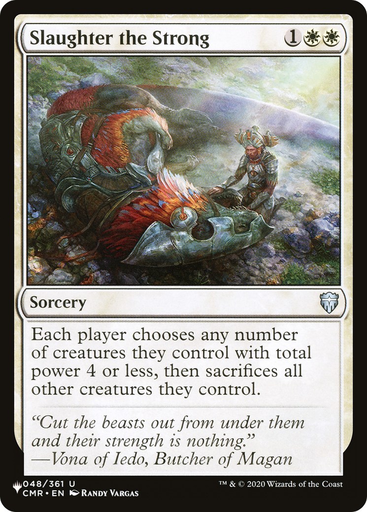 Slaughter the Strong [The List Reprints] | Gear Gaming Bentonville