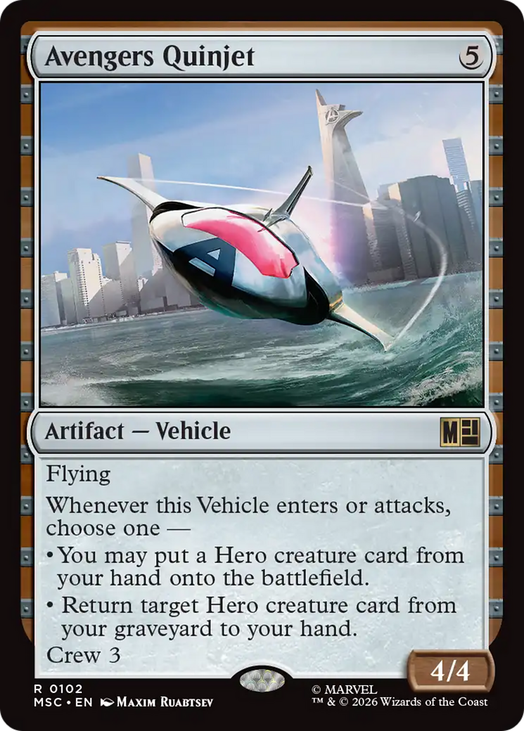 Avengers Quinjet [Marvel Super Heroes Commander] | Gear Gaming Bentonville