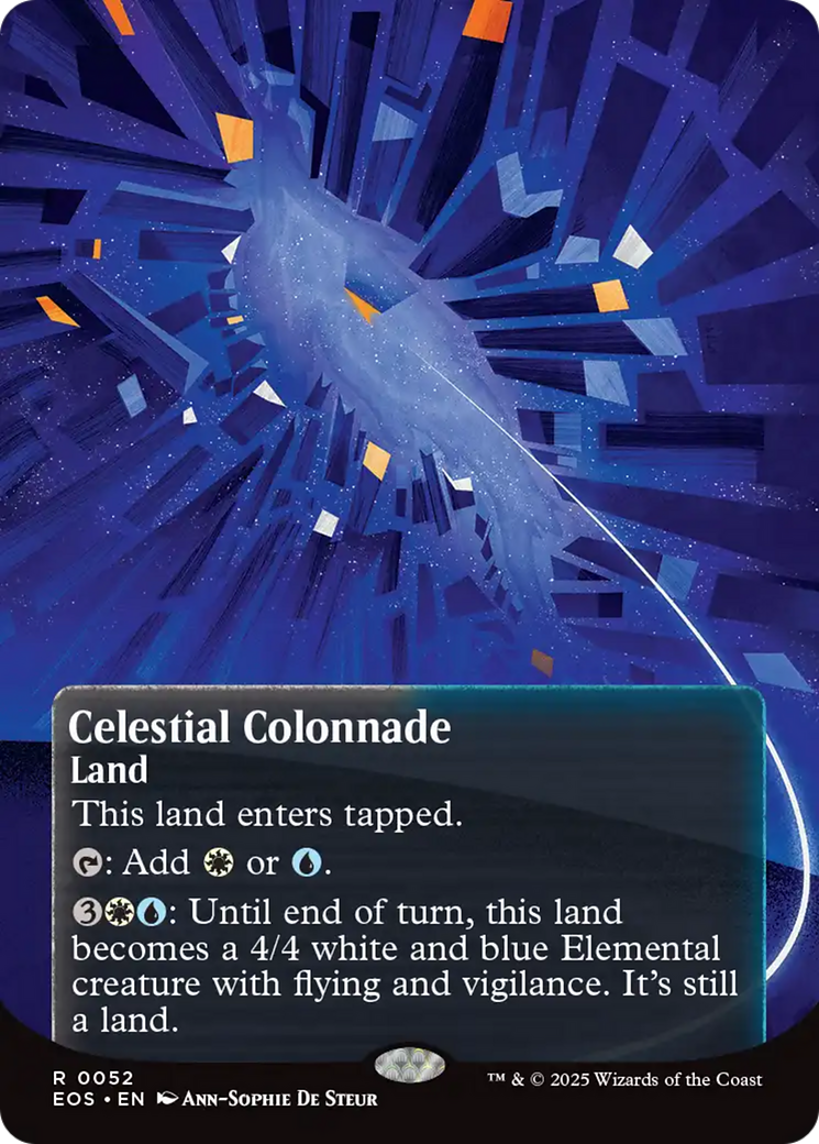 Celestial Colonnade (0052) (Borderless) [Edge of Eternities: Stellar Sights] | Gear Gaming Bentonville