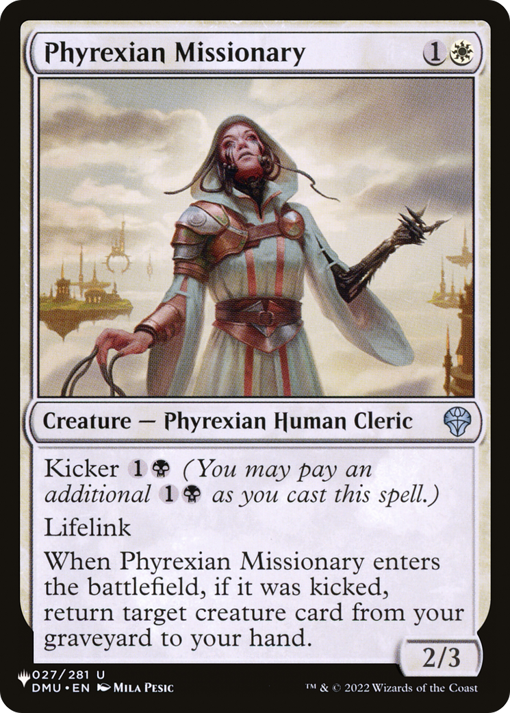 Phyrexian Missionary [The List Reprints] | Gear Gaming Bentonville