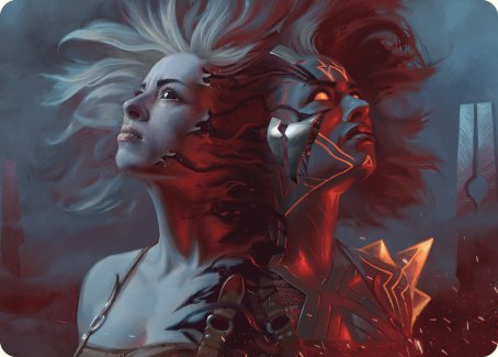 Thrill of Possibility Art Card [Phyrexia: All Will Be One Art Series] | Gear Gaming Bentonville