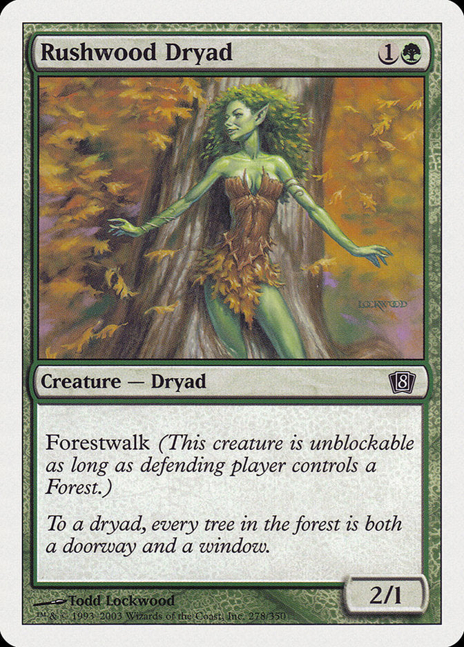 Rushwood Dryad [Eighth Edition] | Gear Gaming Bentonville