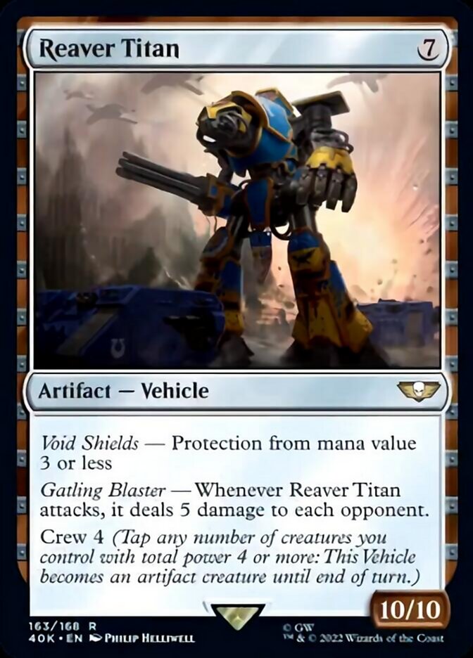 Reaver Titan (Surge Foil) [Warhammer 40,000] | Gear Gaming Bentonville