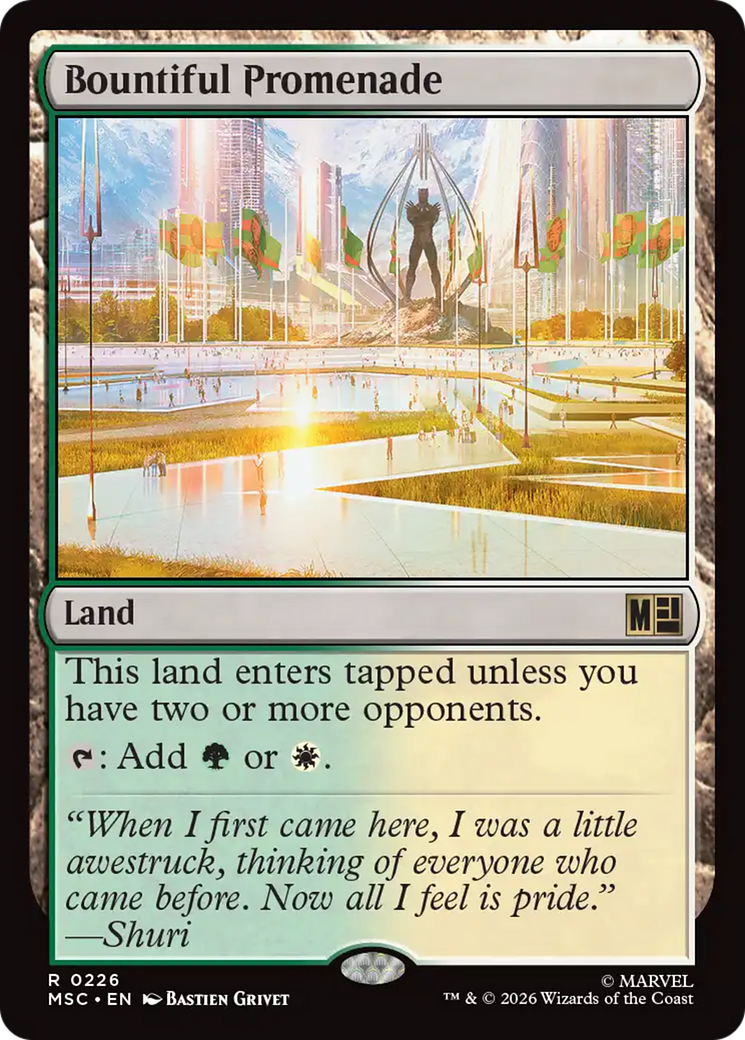 Bountiful Promenade (Surge Foil) [Marvel Super Heroes Commander] | Gear Gaming Bentonville