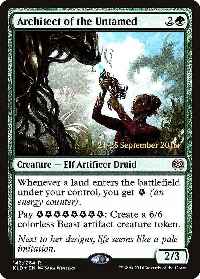 Architect of the Untamed [Kaladesh Prerelease Promos] | Gear Gaming Bentonville