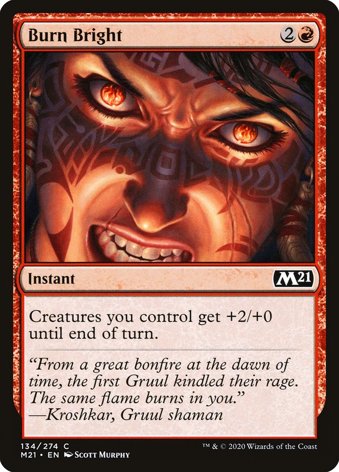 Burn Bright [Core Set 2021] | Gear Gaming Bentonville