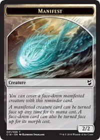 Manifest // Angel Double-Sided Token [Commander 2018 Tokens] | Gear Gaming Bentonville