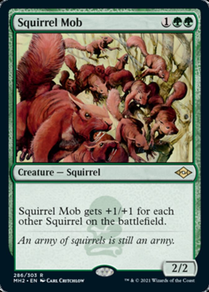 Squirrel Mob (Foil Etched) [Modern Horizons 2] | Gear Gaming Bentonville