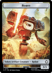 Radiation // Robot Double-Sided Token [Fallout Tokens] | Gear Gaming Bentonville