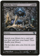 Diabolic Tutor (Oversized) [Eighth Edition Box Topper] | Gear Gaming Bentonville