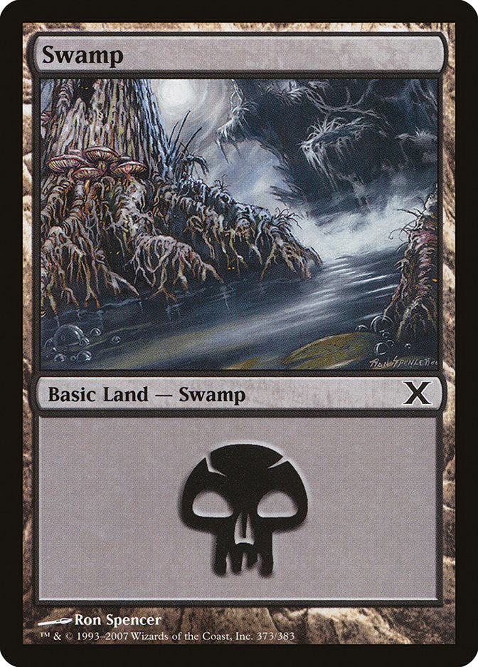 Swamp (373) [Tenth Edition] | Gear Gaming Bentonville