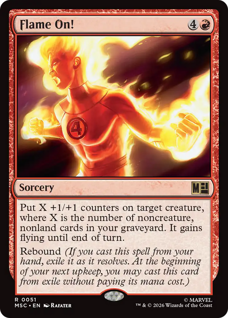 Flame On! (Surge Foil) [Marvel Super Heroes Commander] | Gear Gaming Bentonville