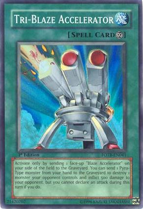 Tri-Blaze Accelerator [FOTB-EN041] Super Rare | Gear Gaming Bentonville