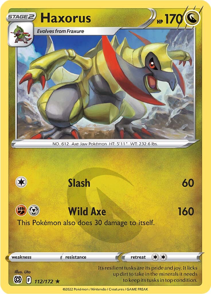Haxorus (112/172) [Sword & Shield: Brilliant Stars] | Gear Gaming Bentonville