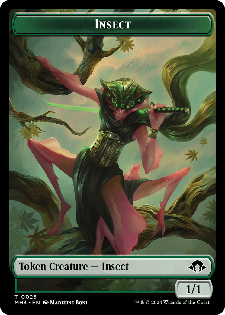 Insect Token (0025) [Modern Horizons 3 Tokens] | Gear Gaming Bentonville