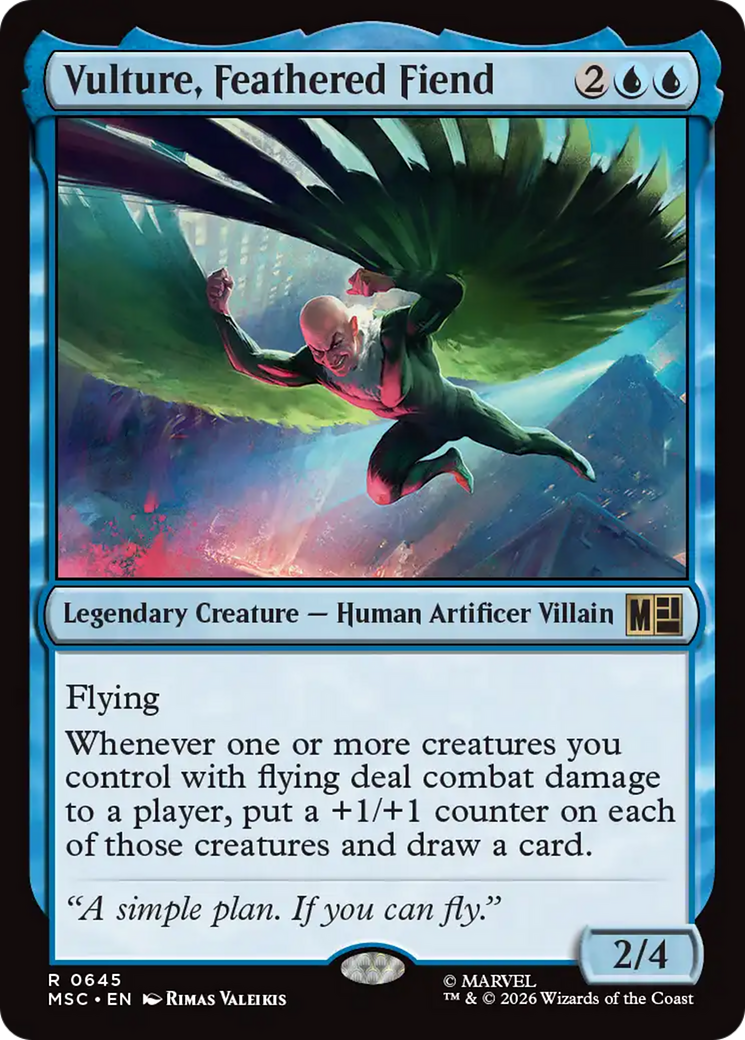 Vulture, Feathered Fiend [Marvel Super Heroes Commander] | Gear Gaming Bentonville