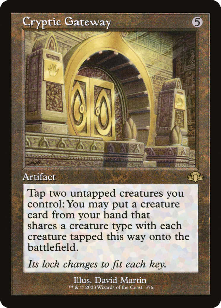 Cryptic Gateway (Retro) [Dominaria Remastered] | Gear Gaming Bentonville