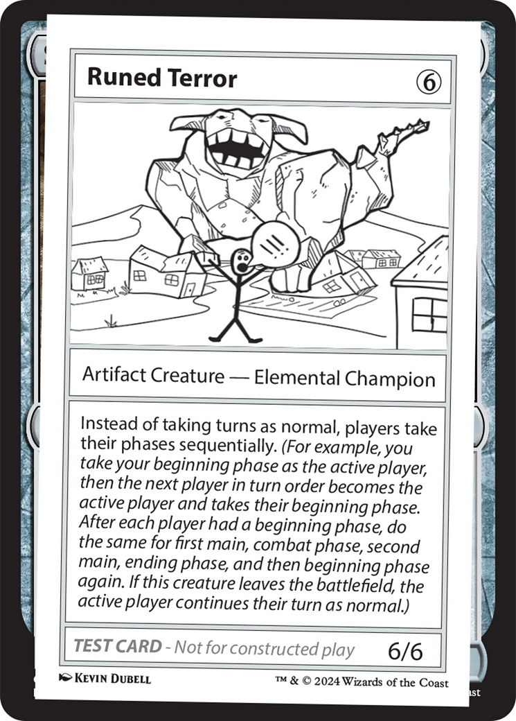 Runed Terror [Mystery Booster 2 Playtest Cards] | Gear Gaming Bentonville