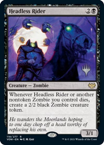 Headless Rider (Promo Pack) [Innistrad: Crimson Vow Promos] | Gear Gaming Bentonville