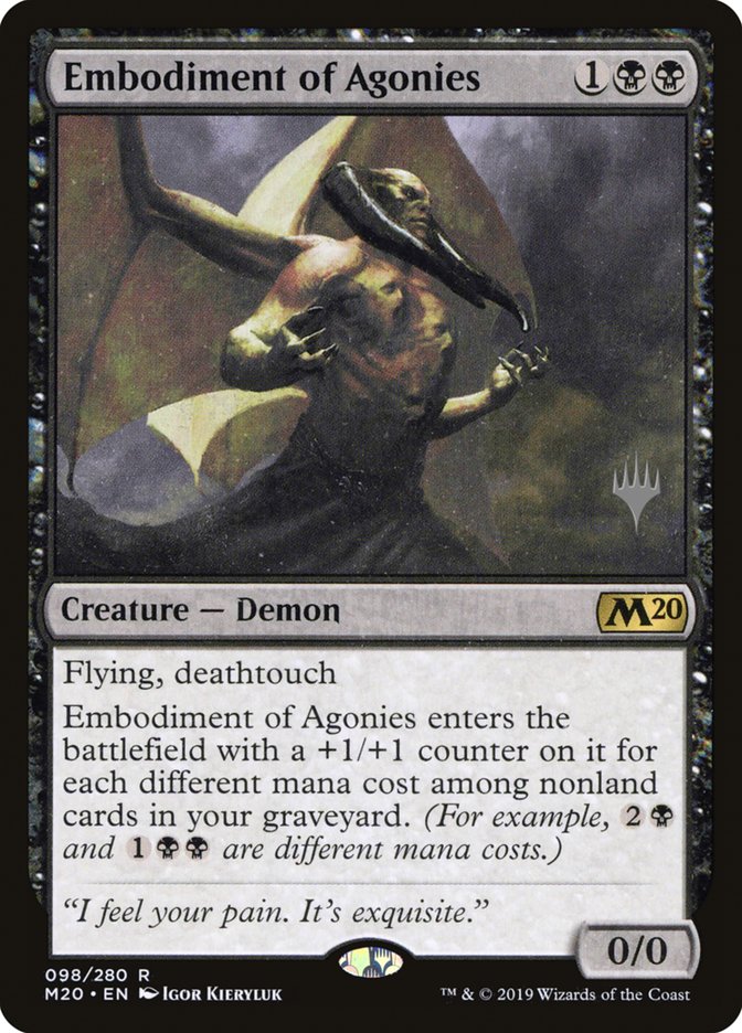 Embodiment of Agonies (Promo Pack) [Core Set 2020 Promos] | Gear Gaming Bentonville