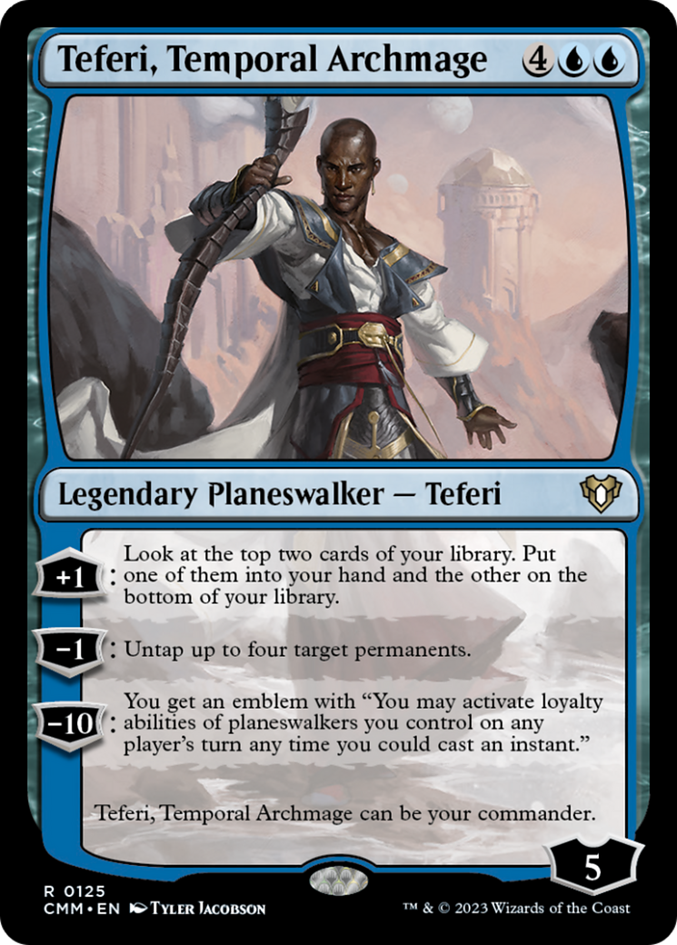 Teferi, Temporal Archmage [Commander Masters] | Gear Gaming Bentonville