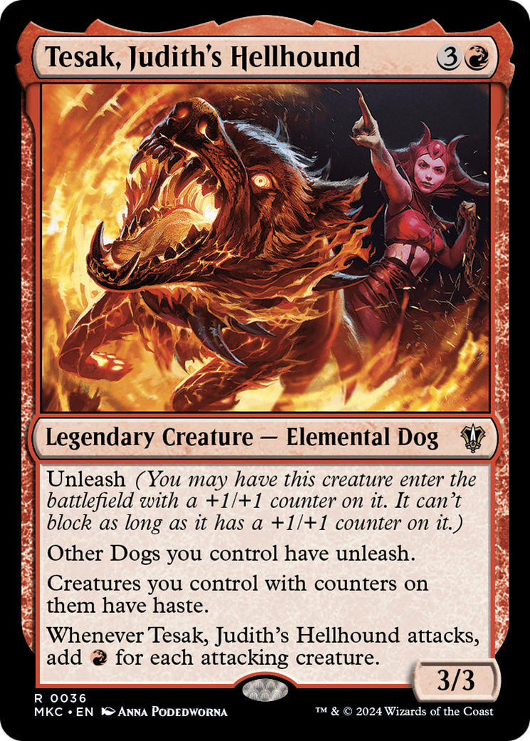 Tesak, Judith's Hellhound [Murders at Karlov Manor Commander] | Gear Gaming Bentonville