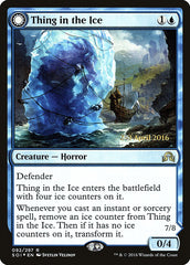 Thing in the Ice // Awoken Horror [Shadows over Innistrad Prerelease Promos] | Gear Gaming Bentonville
