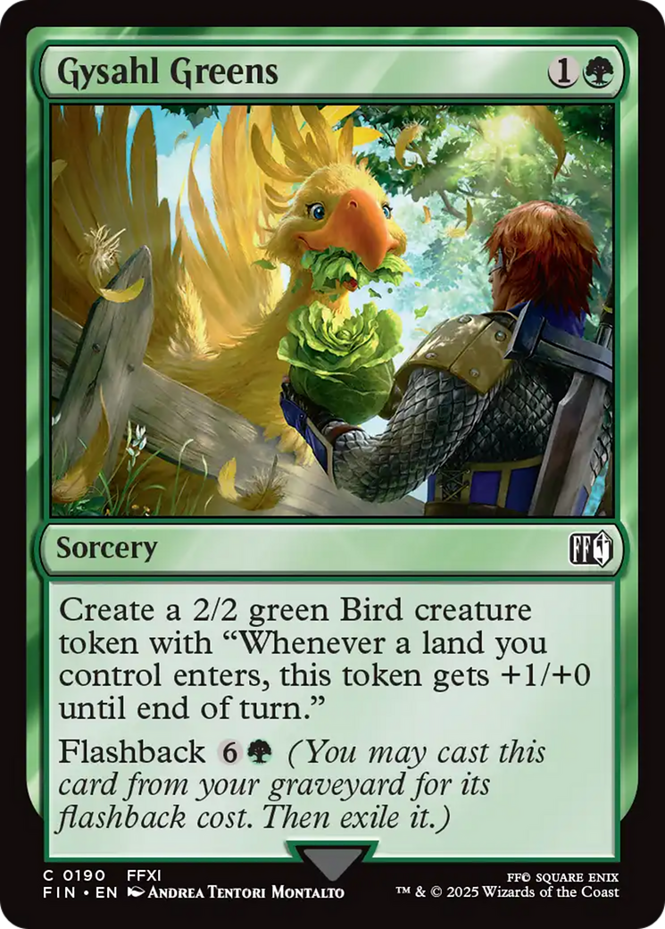 Gysahl Greens [FINAL FANTASY] | Gear Gaming Bentonville