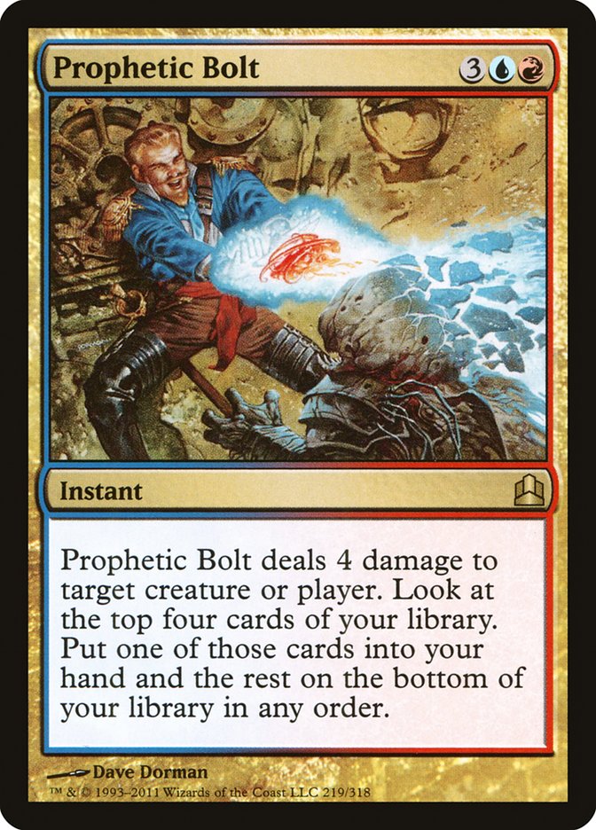 Prophetic Bolt [Commander 2011] | Gear Gaming Bentonville
