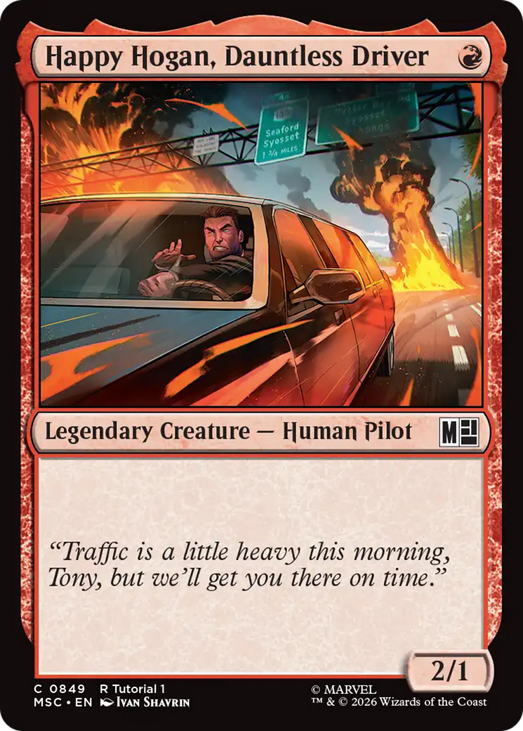 Happy Hogan, Dauntless Driver (0849) [Marvel Super Heroes Commander] | Gear Gaming Bentonville