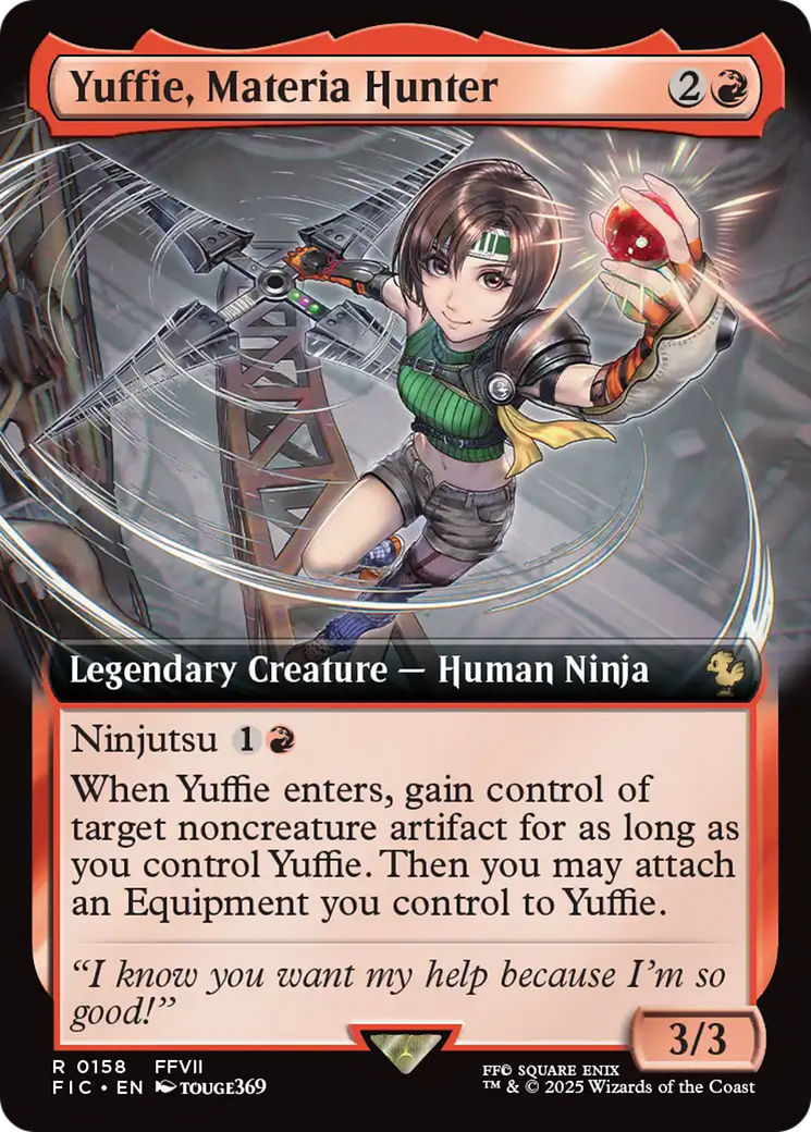 Yuffie, Materia Hunter (Extended Art) [FINAL FANTASY Commander] | Gear Gaming Bentonville