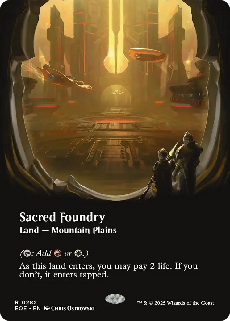 Sacred Foundry (Borderless) [Edge of Eternities] | Gear Gaming Bentonville