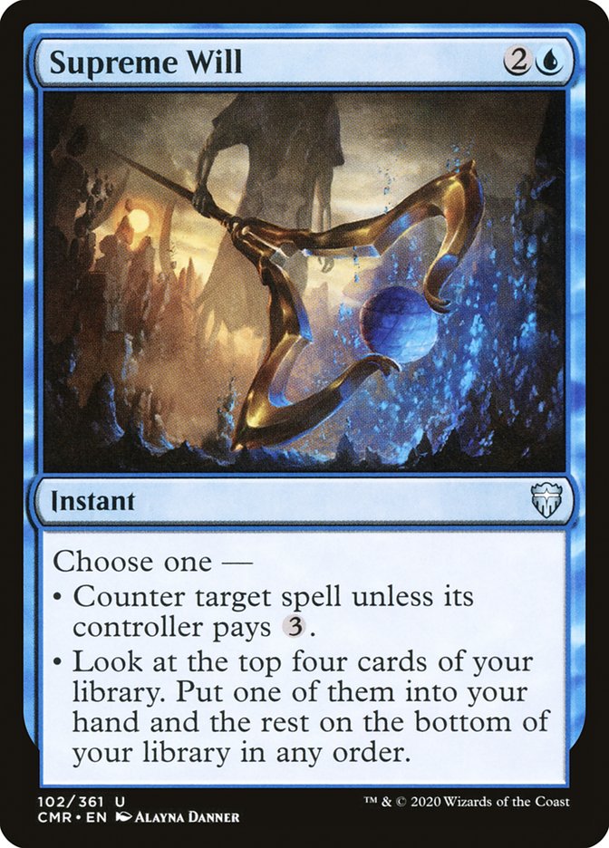 Supreme Will [Commander Legends] | Gear Gaming Bentonville