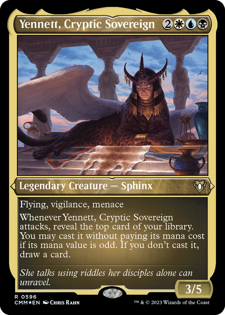 Yennett, Cryptic Sovereign (Foil Etched) [Commander Masters] | Gear Gaming Bentonville