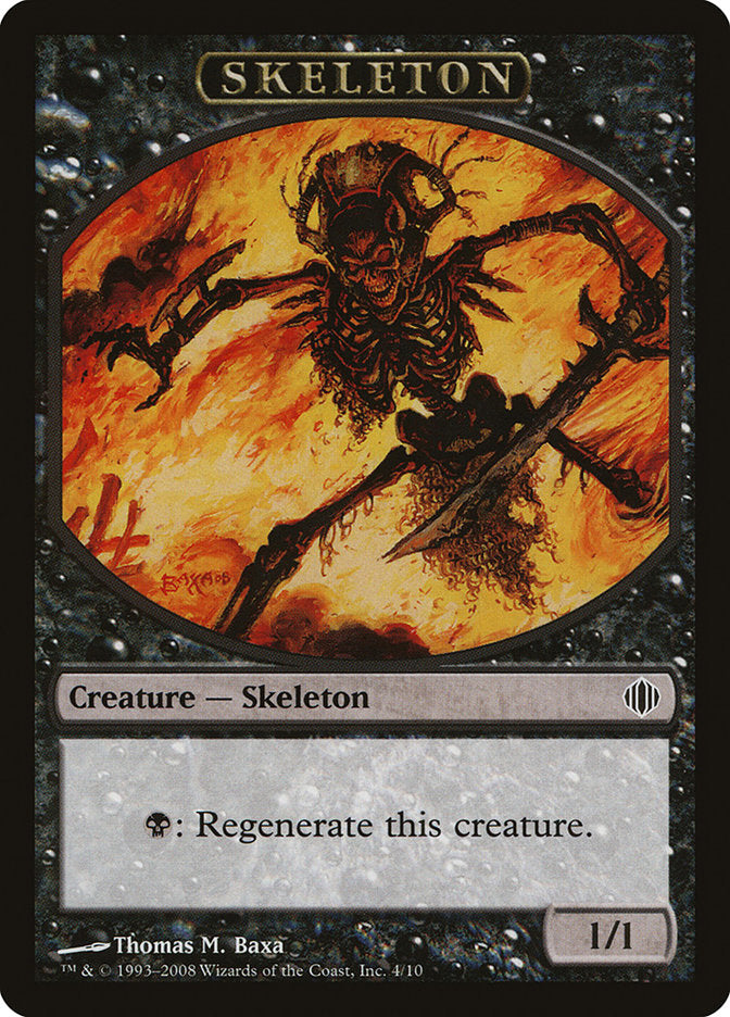 Skeleton Token [Shards of Alara Tokens] | Gear Gaming Bentonville