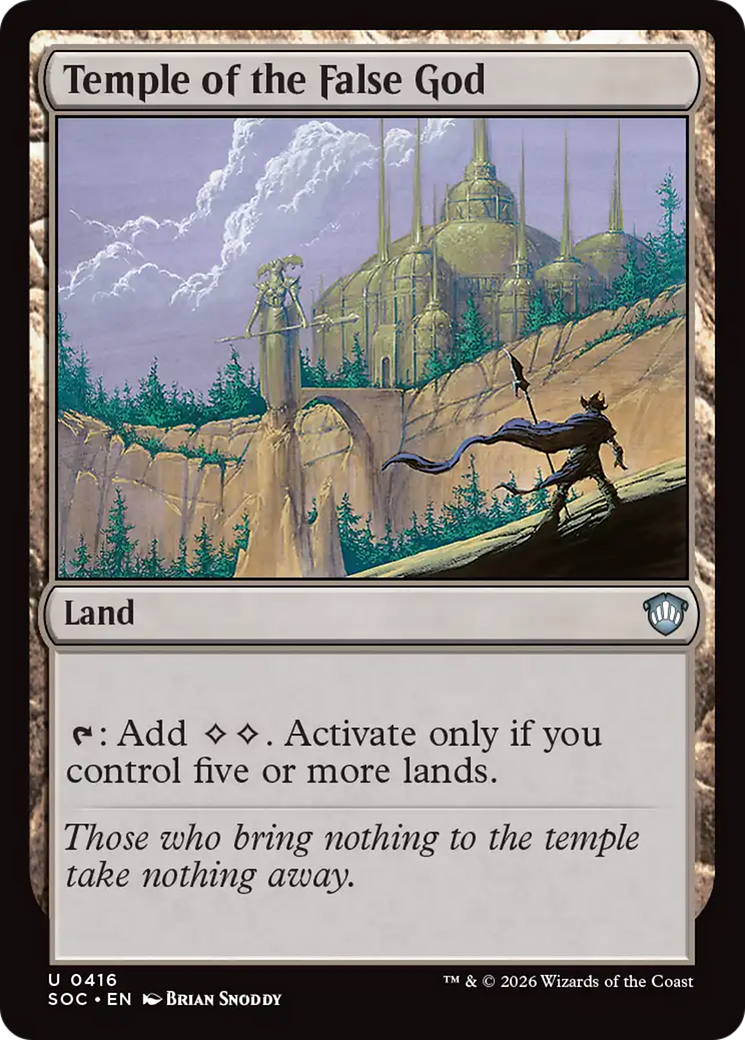 Temple of the False God [Secrets of Strixhaven Commander] | Gear Gaming Bentonville