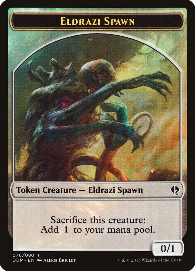 Eldrazi Spawn Token (076/080) [Duel Decks: Zendikar vs. Eldrazi] | Gear Gaming Bentonville