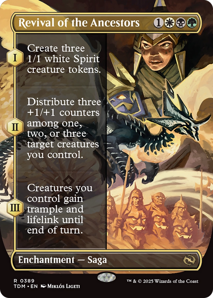 Revival of the Ancestors (Borderless) [Tarkir: Dragonstorm] | Gear Gaming Bentonville