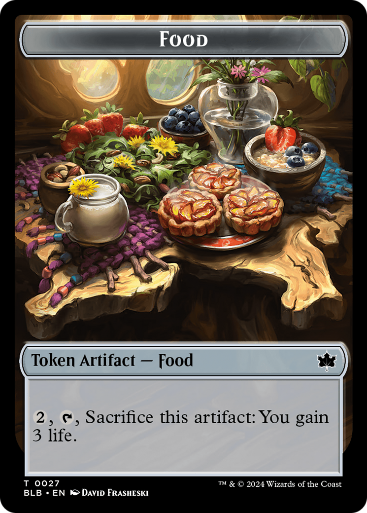 Squirrel // Food Double-Sided Token [Bloomburrow Tokens] | Gear Gaming Bentonville