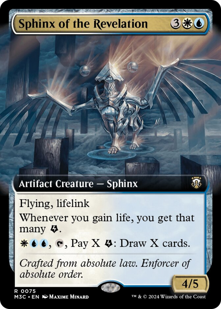 Sphinx of the Revelation (Extended Art) [Modern Horizons 3 Commander] | Gear Gaming Bentonville