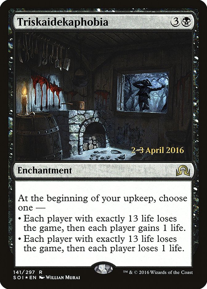 Triskaidekaphobia [Shadows over Innistrad Prerelease Promos] | Gear Gaming Bentonville