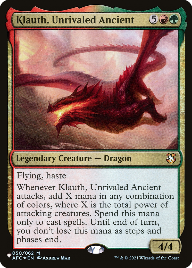 Klauth, Unrivaled Ancient [The List Reprints] | Gear Gaming Bentonville